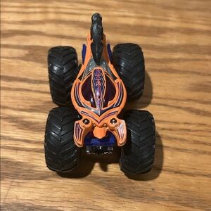 Monster Truck Toy with Orange and Black Design
